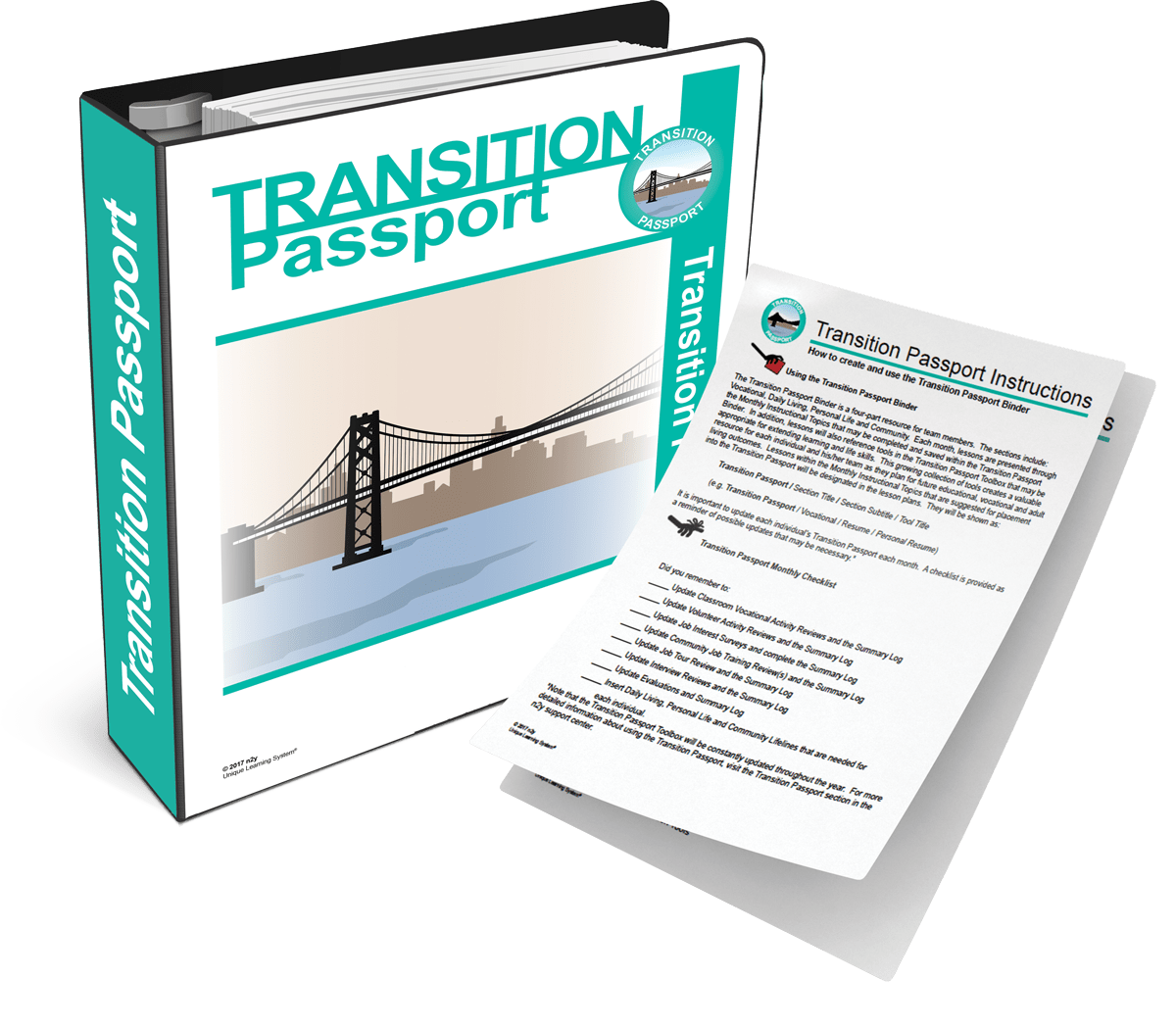 Transition Passport Binder