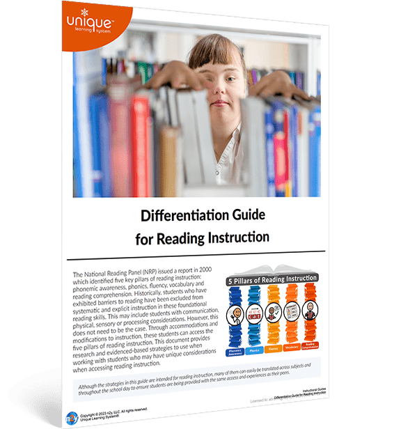 Differentiation Guide for Reading Instruction