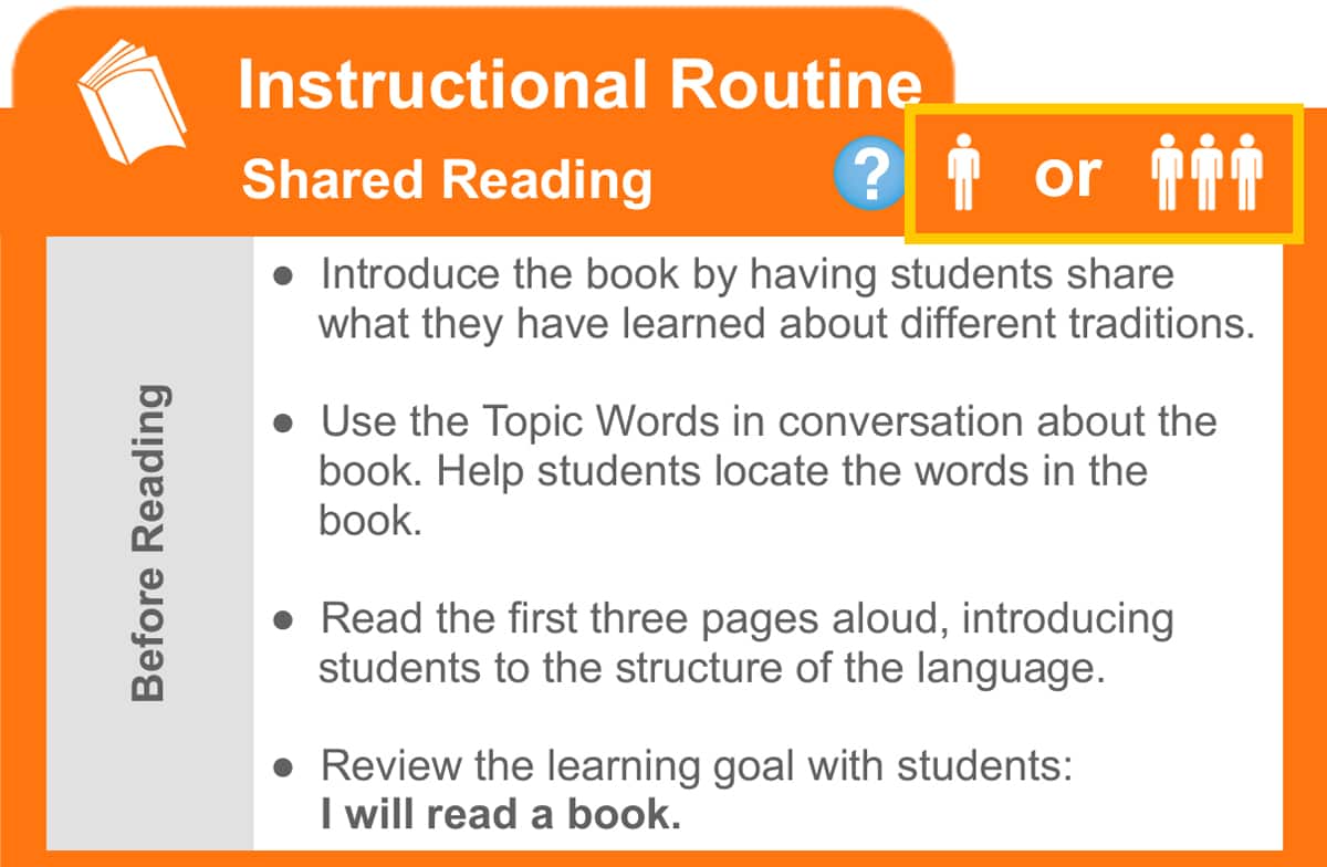 Instructional routines in Unique Learning System feature suggested groupings to save teachers time.