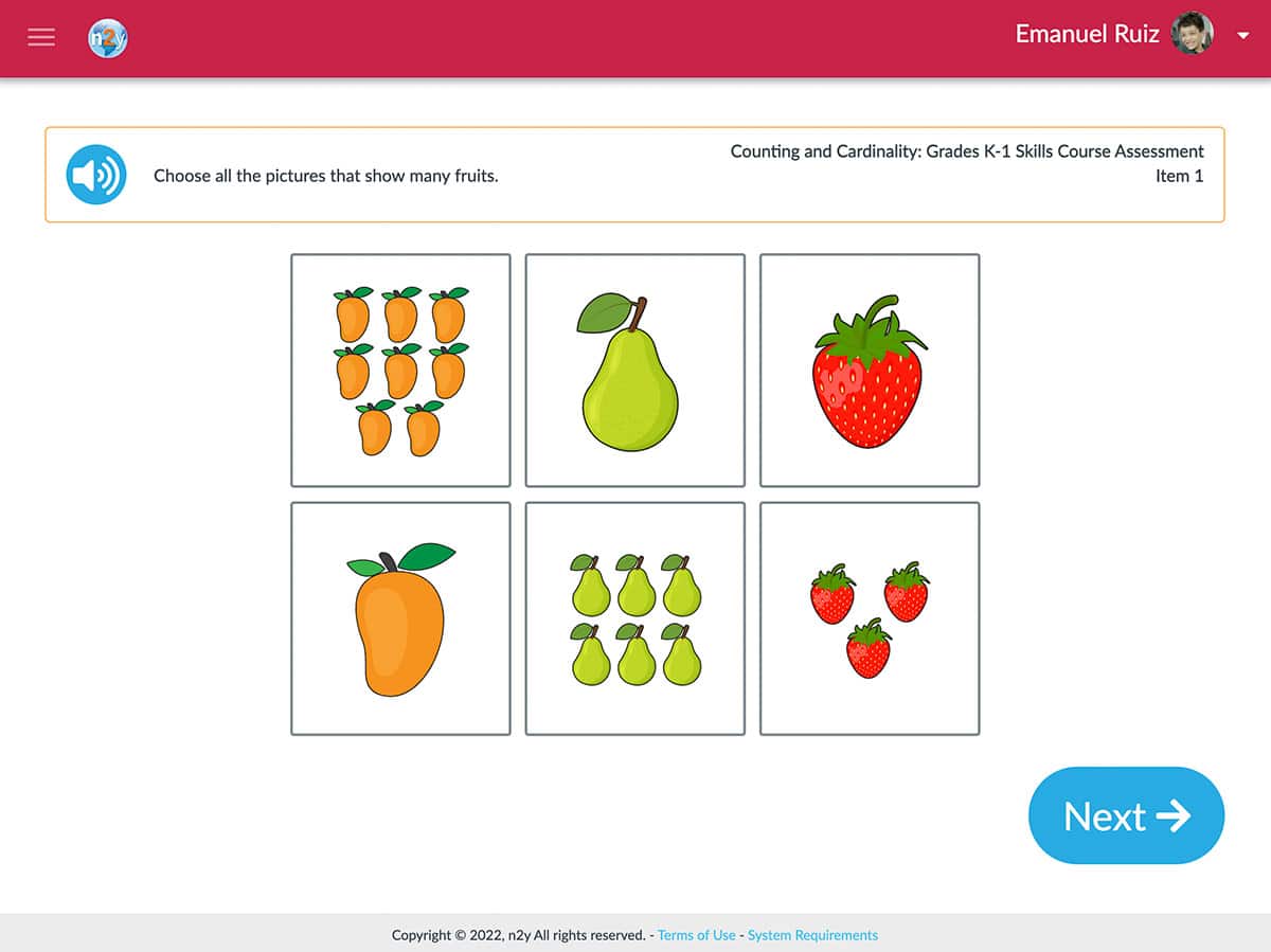 Image of a Counting and Cardinality Course Pre-Assessment