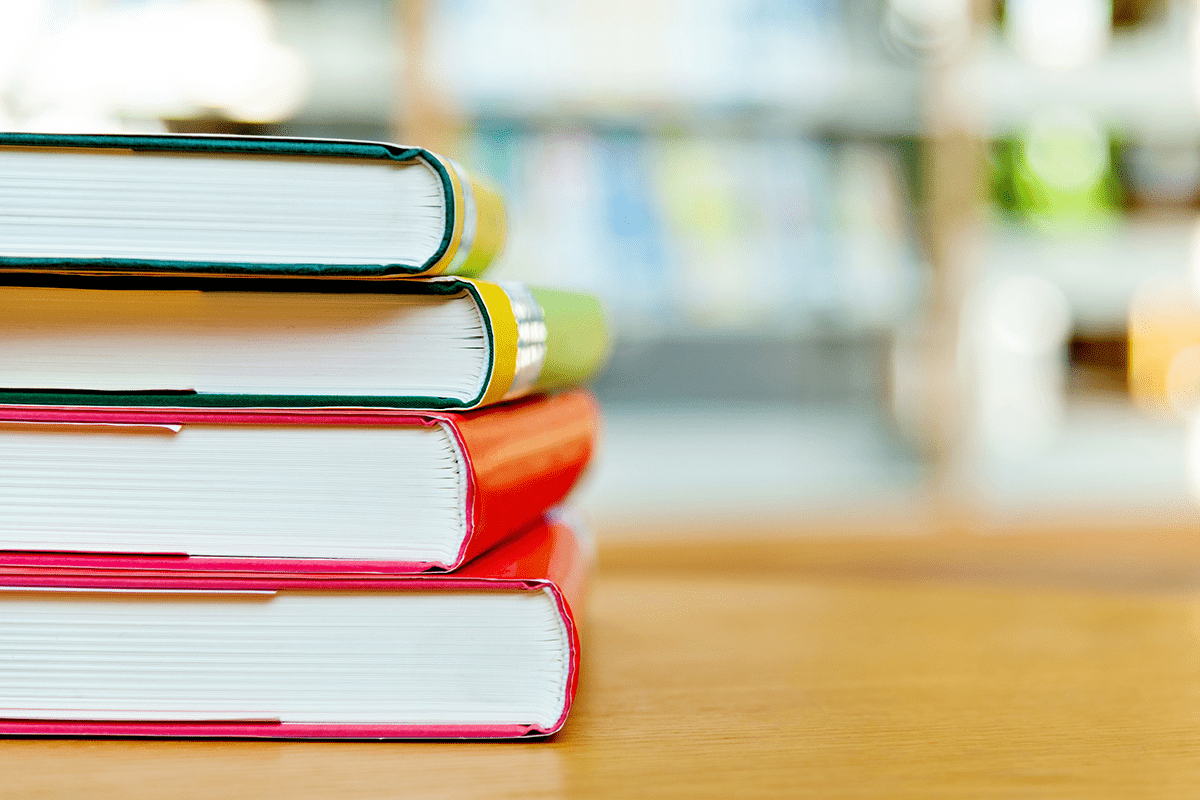 stack of books