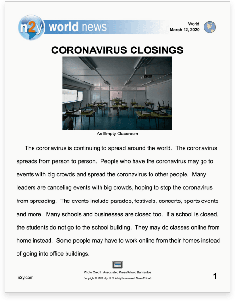 Coronavirus Closings