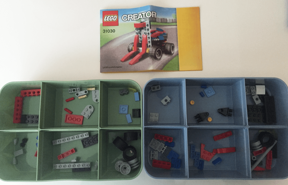 organizing Legos