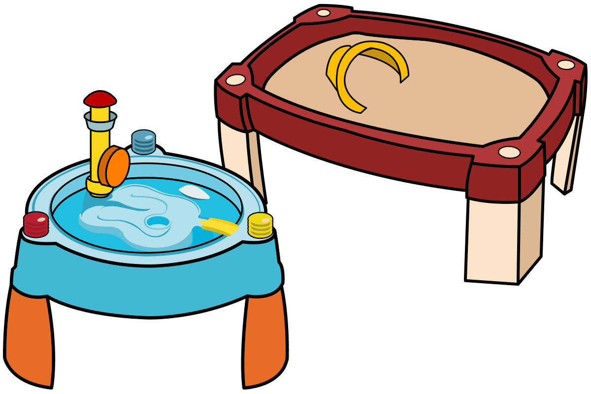 Water table and sand box