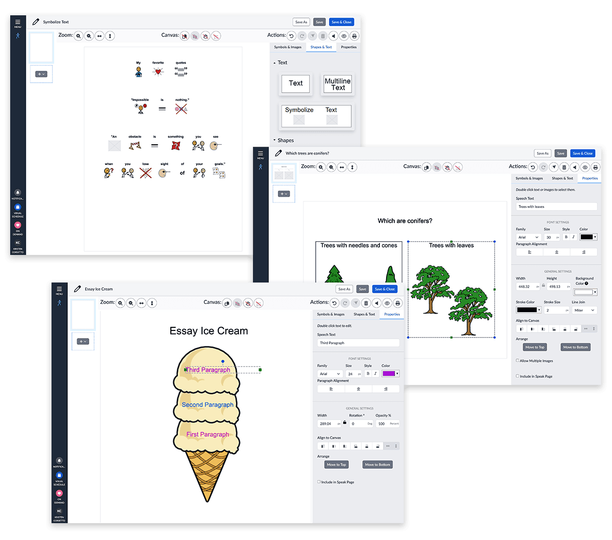 Symbol-supported materials and activities from SymbolStix PRIME