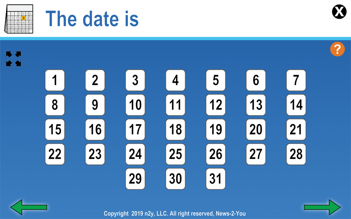 Today's Weather: The date is