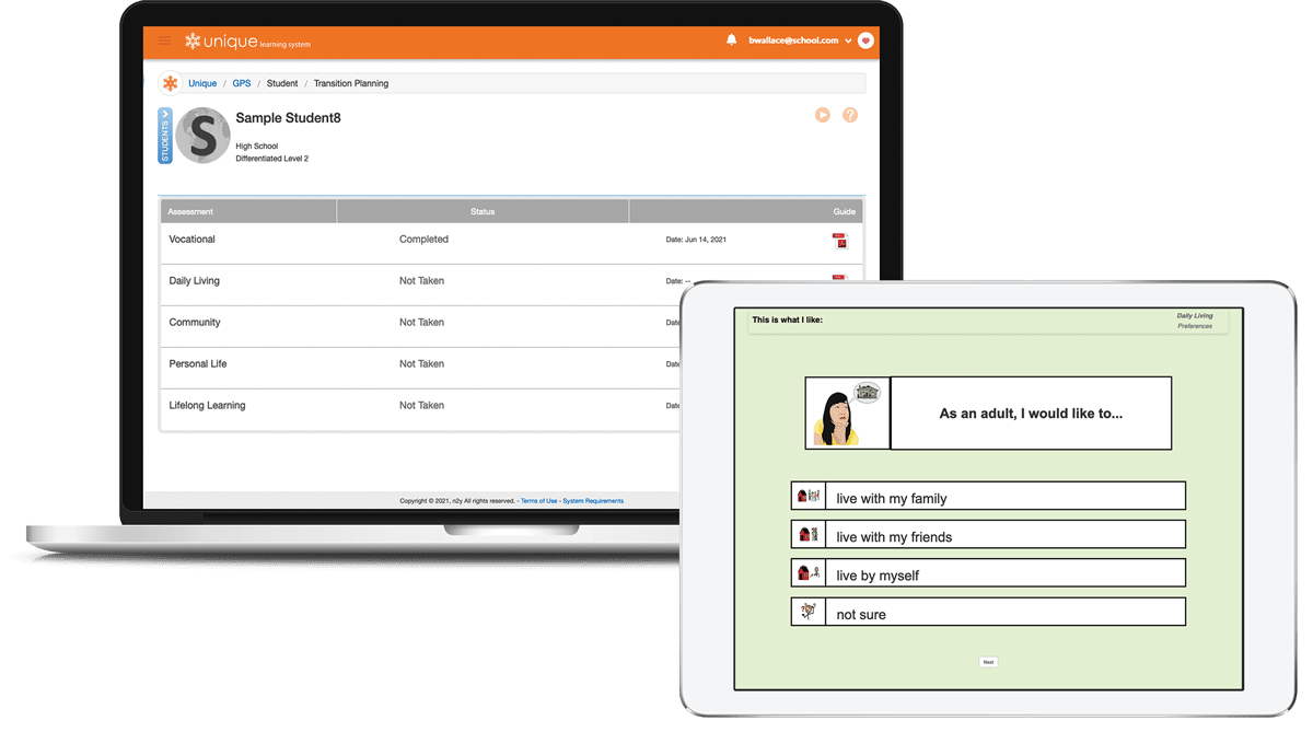 Unique Learning System Transition Planning