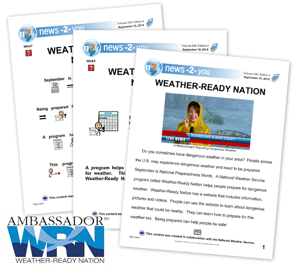Special Needs Weather Preparedness Materials
